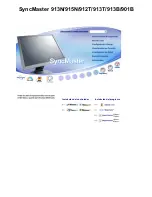 Samsung 912T - SyncMaster - 19" LCD Monitor (Spanish) Manual Del Usuario preview