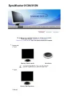 Предварительный просмотр 10 страницы Samsung 912T - SyncMaster - 19" LCD Monitor (Spanish) Manual Del Usuario