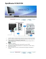 Предварительный просмотр 18 страницы Samsung 912T - SyncMaster - 19" LCD Monitor (Spanish) Manual Del Usuario