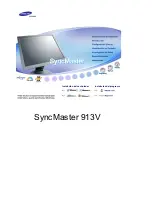 Samsung 913V - SyncMaster - 19" LCD Monitor Manual Del Usuario preview