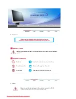 Preview for 2 page of Samsung 915N - SyncMaster - 19" LCD Monitor User Manual