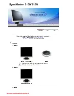 Preview for 9 page of Samsung 915N - SyncMaster - 19" LCD Monitor User Manual