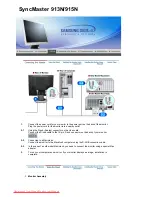 Preview for 17 page of Samsung 915N - SyncMaster - 19" LCD Monitor User Manual