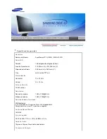 Предварительный просмотр 67 страницы Samsung 920N - SyncMaster - 19" LCD Monitor (Spanish) Manual Del Usuario