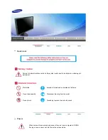 Предварительный просмотр 2 страницы Samsung 941BW - SyncMaster - 19" LCD Monitor User Manual