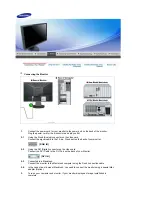 Предварительный просмотр 14 страницы Samsung 941BW - SyncMaster - 19" LCD Monitor User Manual