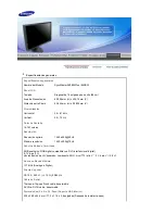 Preview for 44 page of Samsung 942BW - SyncMaster - 19" LCD Monitor Manual Del Usuario