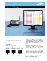 Samsung 943N - SyncMaster - 19" LCD Monitor Specifications preview