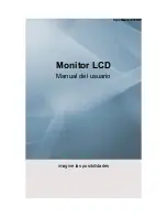 Preview for 1 page of Samsung 953BW - SyncMaster - 19" LCD Monitor Manual Del Usuario