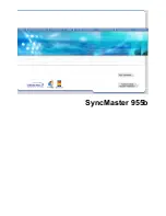 Samsung 955B - SyncMaster 955 B Owner'S Manual preview