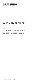 Preview for 2 page of Samsung A22 Quick Start Manual