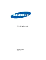 Предварительный просмотр 1 страницы Samsung A420 Owner'S Manual