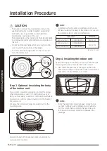 Предварительный просмотр 8 страницы Samsung AC MN4PKH Series Installation Manual