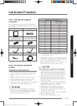 Preview for 5 page of Samsung AC RNNDKG Series Installation Manual