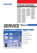 Preview for 1 page of Samsung AC009BNLDCH Service Manual