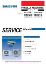 Preview for 1 page of Samsung AC009KNLDCH Service Manual