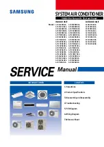 Preview for 1 page of Samsung AC026RN1DKG Service Manual