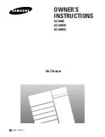 Samsung AC340B Owner'S Instructions Manual preview