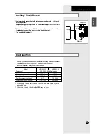 Предварительный просмотр 37 страницы Samsung AD18A1C09 Owner'S Instructions & Installation Manual