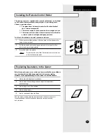 Предварительный просмотр 47 страницы Samsung AD18A1C09 Owner'S Instructions & Installation Manual