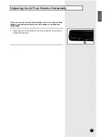 Preview for 17 page of Samsung AD18B1C09 Owner'S Instructions & Installation Manual