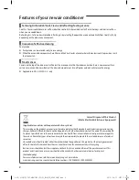 Preview for 3 page of Samsung AF28FSSDA Series User & Installation Manual