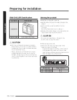 Preview for 10 page of Samsung AG042KSVANH Installation Manual