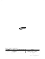 Preview for 2 page of Samsung AH68-02055S Manual