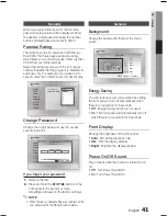 Предварительный просмотр 41 страницы Samsung AH68-02256G User Manual