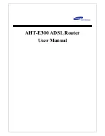 Preview for 1 page of Samsung AHT-E300 User Manual