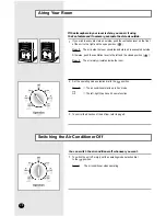 Preview for 8 page of Samsung AHT18F1HEB/XSG Owner'S Instructions Manual