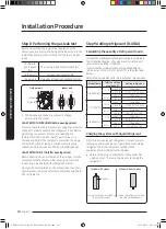 Preview for 20 page of Samsung AJ CXS CH Series Installation Manual