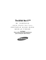 Samsung Alltel Hue II SCH-R600 Series User Manual preview