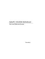 Preview for 1 page of Samsung AlphaPC 164UX Technical Reference Manual