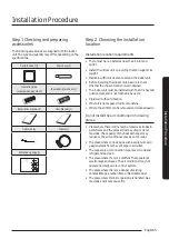 Preview for 5 page of Samsung AM AN4PKH Series Installation Manual