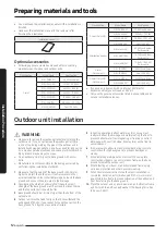 Preview for 12 page of Samsung AM AXV Series Installation Manual