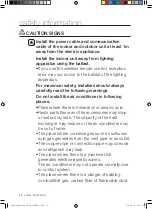 Preview for 12 page of Samsung AM***FN1DEH series User Manual