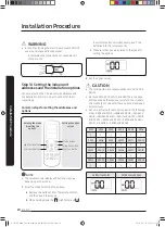 Preview for 20 page of Samsung AM RN4 CH Series Installation Manual