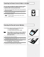 Предварительный просмотр 7 страницы Samsung AM14A1E07 Owner'S Instructions Manual