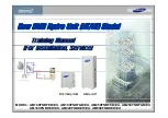 Samsung AM160FNBFEB/EU Training Manual For Installation, Service preview