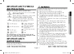 Preview for 3 page of Samsung AME811CST Owner'S Instructions & Cooking Manual