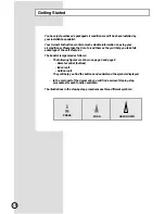 Preview for 6 page of Samsung AP500PF Owner'S Instructions & Installation Manual