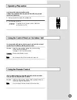 Предварительный просмотр 9 страницы Samsung AP500PF Owner'S Instructions & Installation Manual