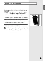 Preview for 21 page of Samsung APC3240C Owner'S Instructions & Installation Manual