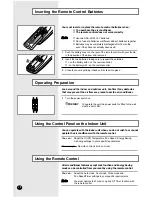 Preview for 8 page of Samsung APC523QF User Manual