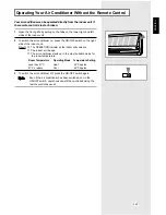 Preview for 23 page of Samsung AQ07A1VE Owner'S Instructions Manual