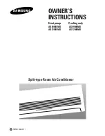 Samsung AQ09NBMD Owner'S Instructions Manual preview