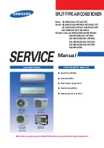 Samsung AQ09NSA Service Manual preview
