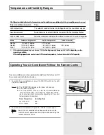 Preview for 23 page of Samsung AQ09W8WE/AFR Owner'S Instructions Manual