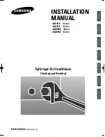 Preview for 1 page of Samsung AQ18FA Series Installation Manual